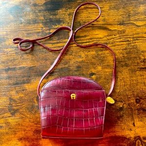 Etienne Aigner vintage mini crossbody bag.